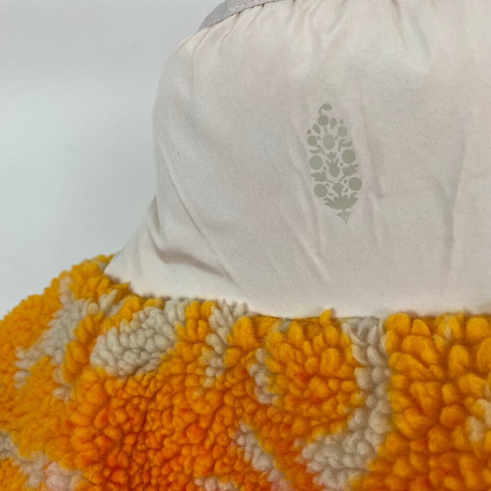 FP Movement - Free People Hit The Slopes Printed Fleece Jacket - Marigold - XS - Picture 9 of 11